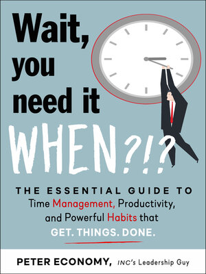 cover image of Wait, You Need It When?!?